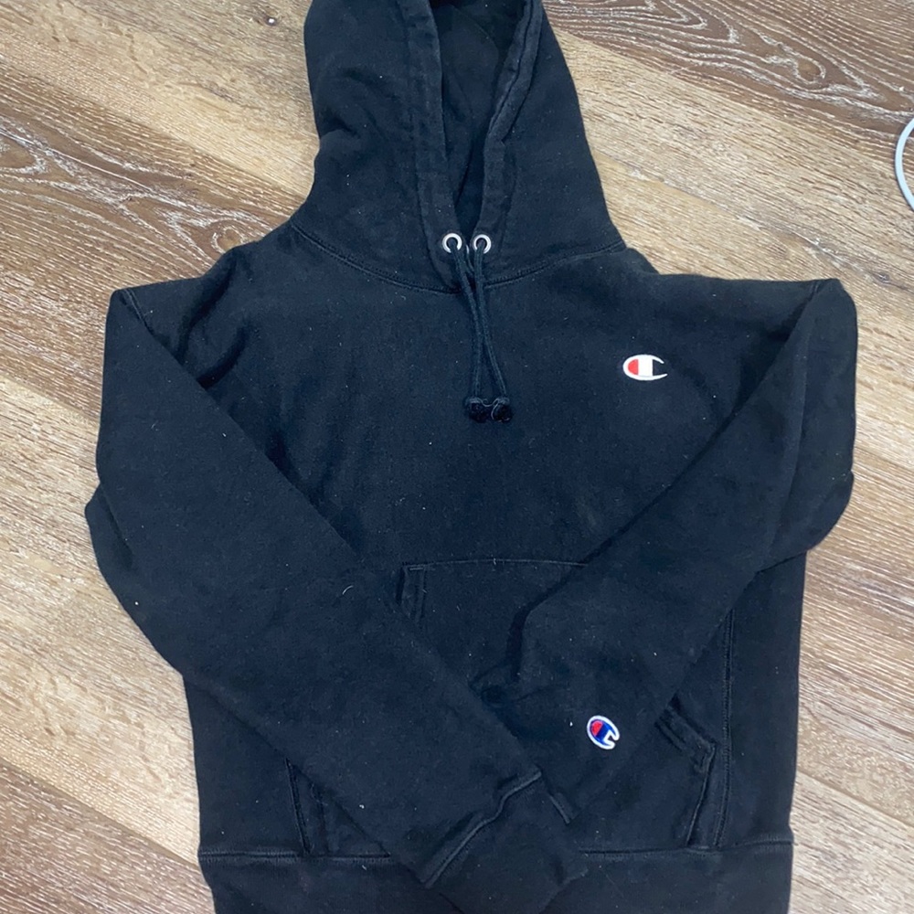 Champion Sweatshirt, Black, Size XSmall